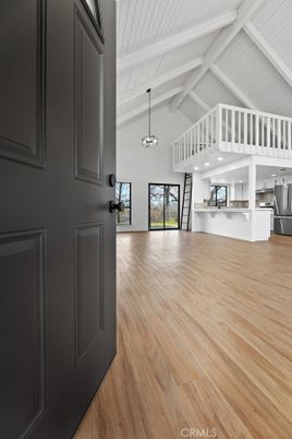 Interior, Kitchen, Pendant Lights, Wood Texture Flooring