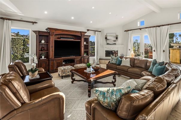 Fireplace, Interior, Living room, Recessed Lighting