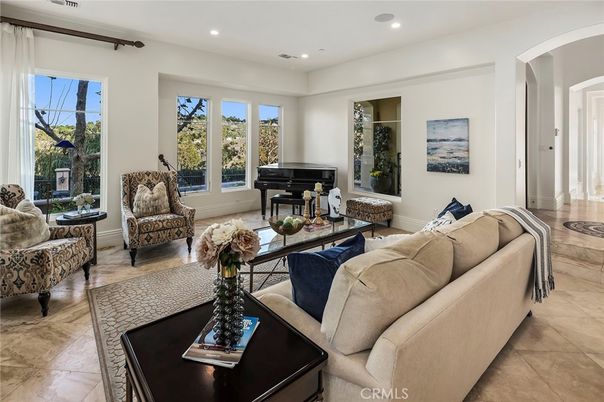 Interior, Living room, Piano, Recessed Lighting