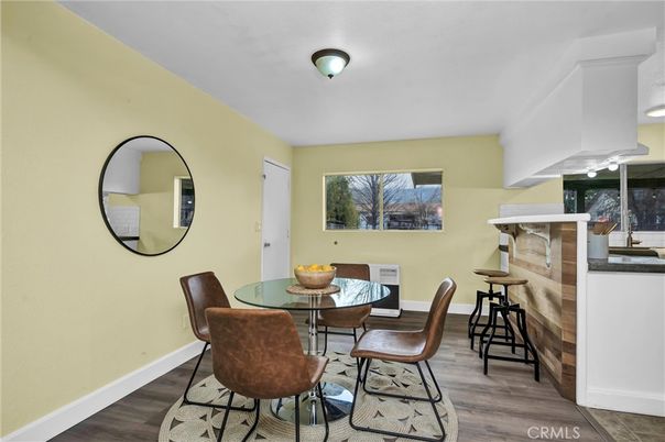 Dining room, Interior, Wood Texture Flooring