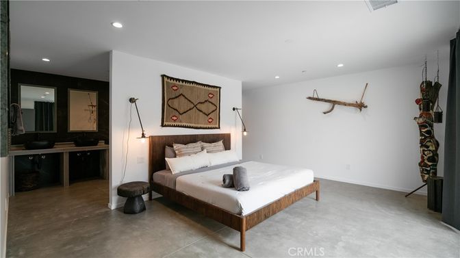 Bedroom, Interior, Pendant Lights, Recessed Lighting