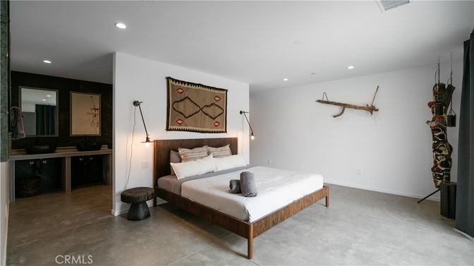 Bedroom, Interior, Pendant Lights, Recessed Lighting