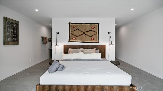 Bedroom, Interior, Pendant Lights, Recessed Lighting