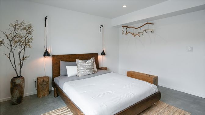 Bedroom, Interior, Recessed Lighting