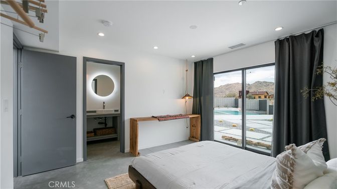 Bedroom, Interior, Recessed Lighting