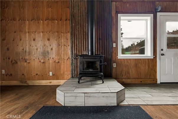 Fireplace, Interior, Wood Texture Flooring, Wooden Walls