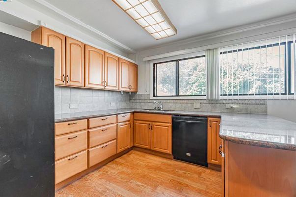 Interior, Kitchen, Wood Texture Flooring