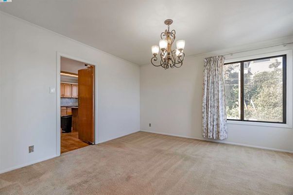 Chandelier, Empty room, Interior