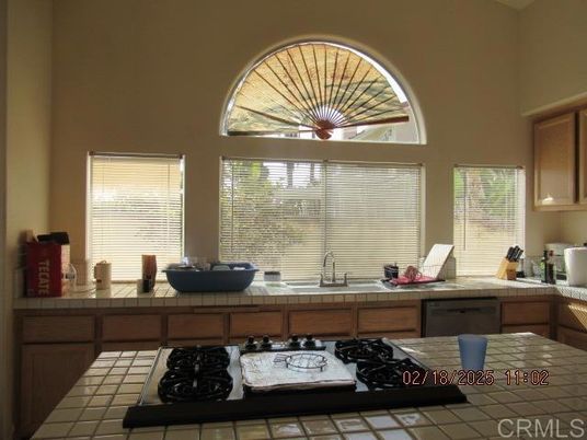 Interior, Kitchen, Tile Countertops