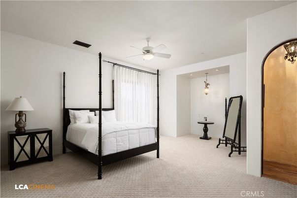 Bedroom, Interior, Pendant Lights, Recessed Lighting