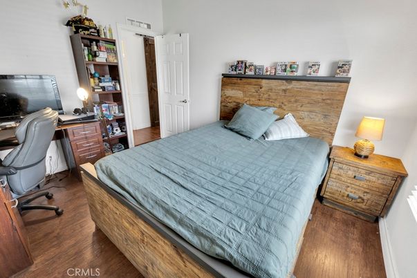 Bedroom, Home Office, Interior, Wood Texture Flooring