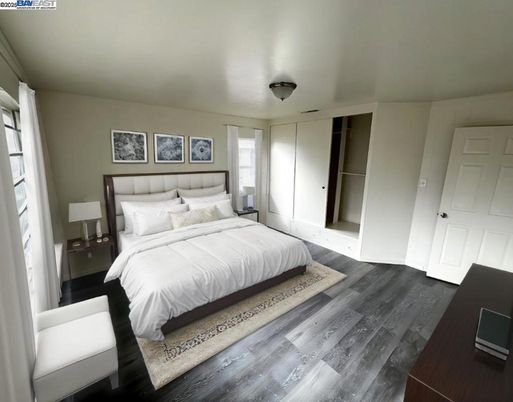 Bedroom, Interior, Wood Texture Flooring