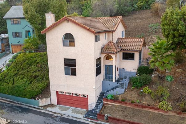 Attached, Exterior, Facade, Spanish Mediterranean