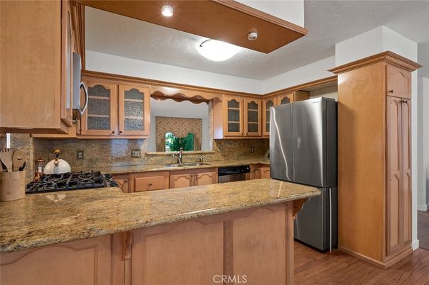 Interior, Kitchen, Wood Texture Flooring