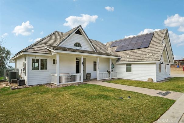 Backyard, Exterior, Facade, Solar Panels, Farmhouse