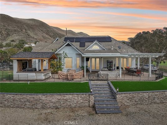 Backyard, Exterior, Facade, Solar Panels, Farmhouse