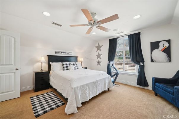 Bedroom, Interior, Recessed Lighting