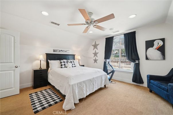 Bedroom, Interior, Recessed Lighting