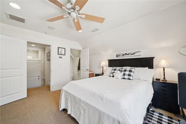 Bedroom, Interior, Recessed Lighting
