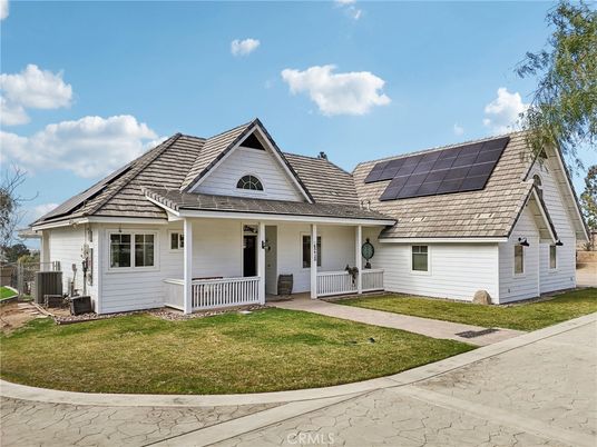 Exterior, Facade, Solar Panels, Farmhouse