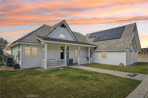 Backyard, Exterior, Facade, Solar Panels, Farmhouse