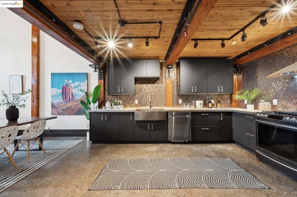 Interior, Kitchen, Stainless Steel Appliances, Wooden Ceilings