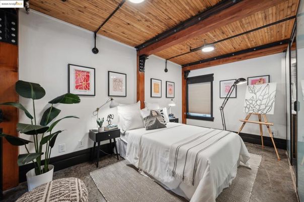 Bedroom, Interior, Wooden Beams, Wooden Ceilings