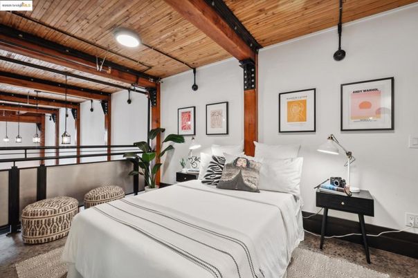 Bedroom, Interior, Wooden Beams, Wooden Ceilings