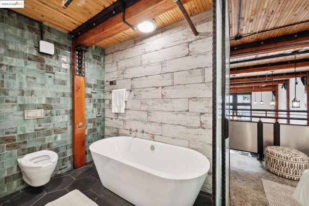 Bathroom, Free Standing Baths, Interior, Stone Walls, Wooden Beams, Wooden Ceilings, Wooden Walls