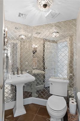 Bathroom, Glass Shower, Interior