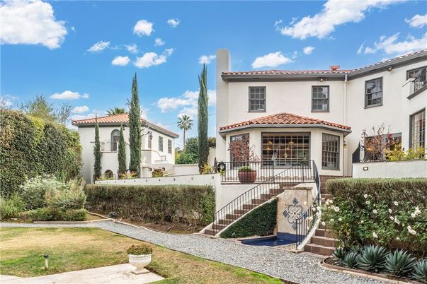 Backyard, Exterior, Facade, Spanish Mediterranean