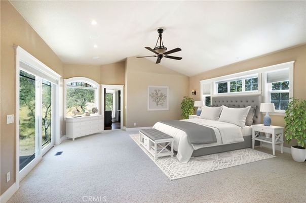 Bedroom, Interior, Recessed Lighting