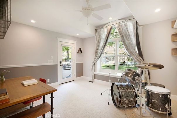 Home Office, Interior, Recessed Lighting