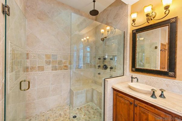 Bathroom, Glass Shower, Interior