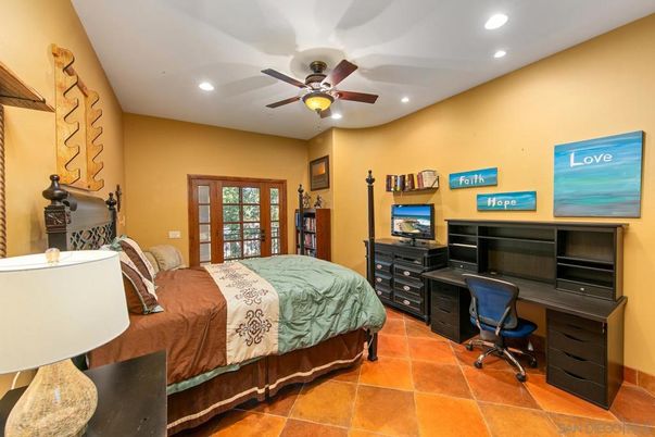 Bedroom, Home Office, Interior, Recessed Lighting