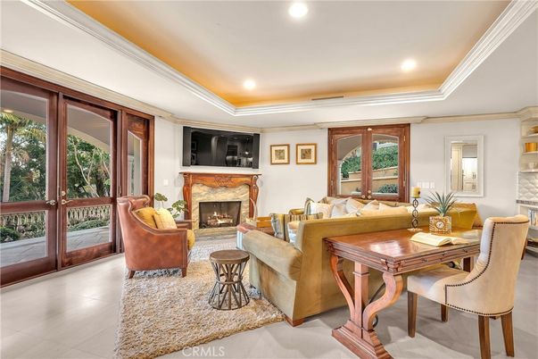 Fireplace, Interior, Living room, Recessed Lighting