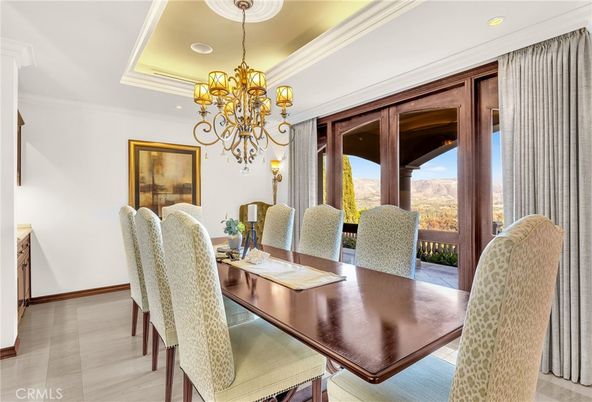 Chandelier, Dining room, Interior, Recessed Lighting