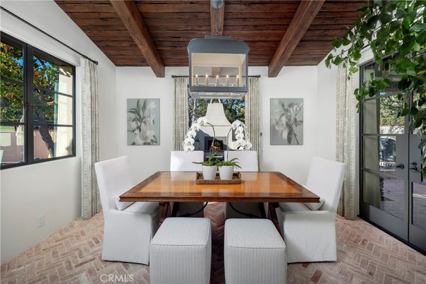 Dining room, Fireplace, Interior, Wooden Beams, Wooden Ceilings