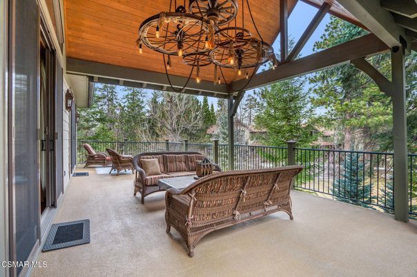 Chandelier, Exterior, Wooden Ceilings