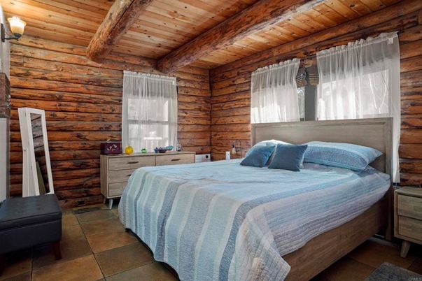 Bedroom, Interior, Wooden Beams, Wooden Ceilings, Wooden Walls