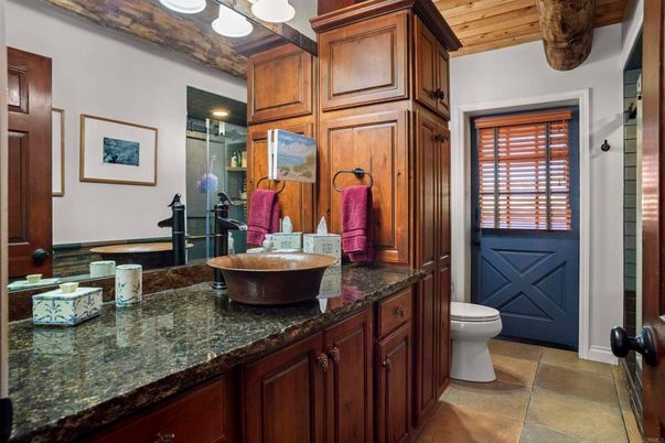 Bathroom, Interior, Wooden Ceilings