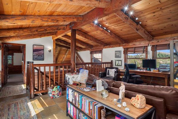 Home Office, Interior, Wooden Beams, Wooden Ceilings