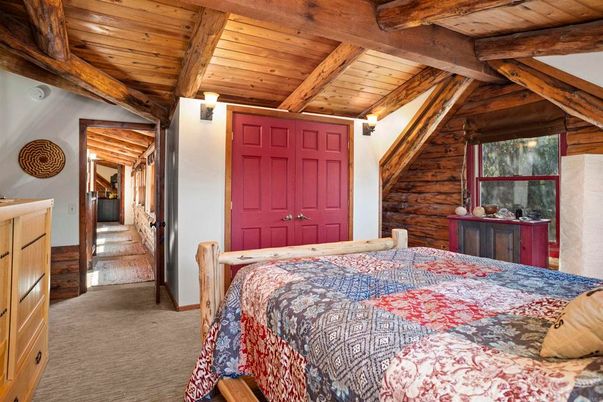Bedroom, Interior, Wooden Beams, Wooden Ceilings, Wooden Walls