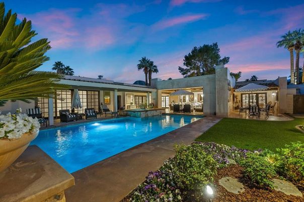 Exterior, Pool, Solar Panels