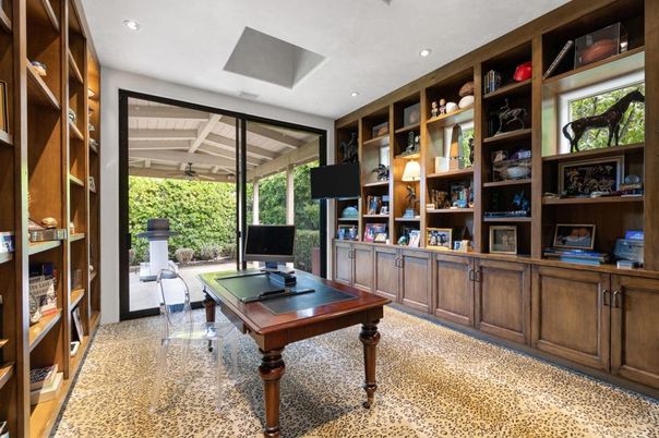 Home Office, Interior, Recessed Lighting