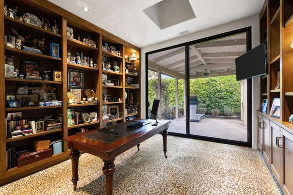 Home Office, Interior, Recessed Lighting