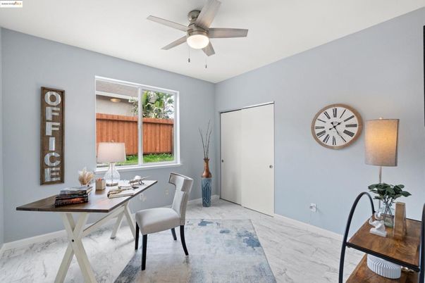 Home Office, Interior, Marble