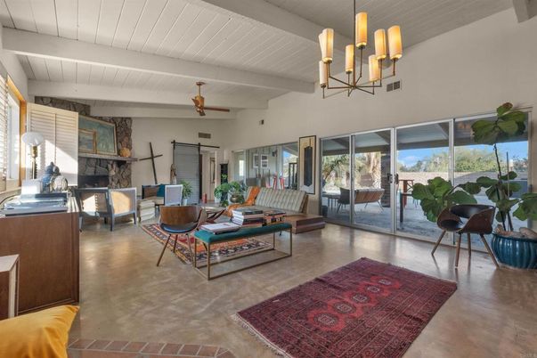 Fireplace, Interior, Living room, Pendant Lights