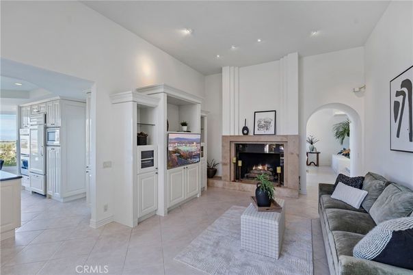 Fireplace, Interior, Living room, Recessed Lighting