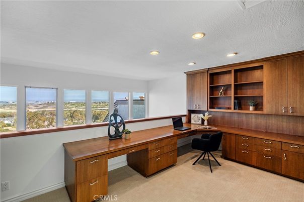 Home Office, Interior, Recessed Lighting
